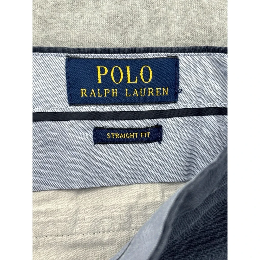 Polo Ralph Lauren Straight Fit Navy Chino Pants 33x29 Stretch